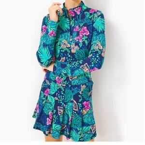 Lilly Pulitzer Delmare Luxletic sporty dress medium 2 piece
